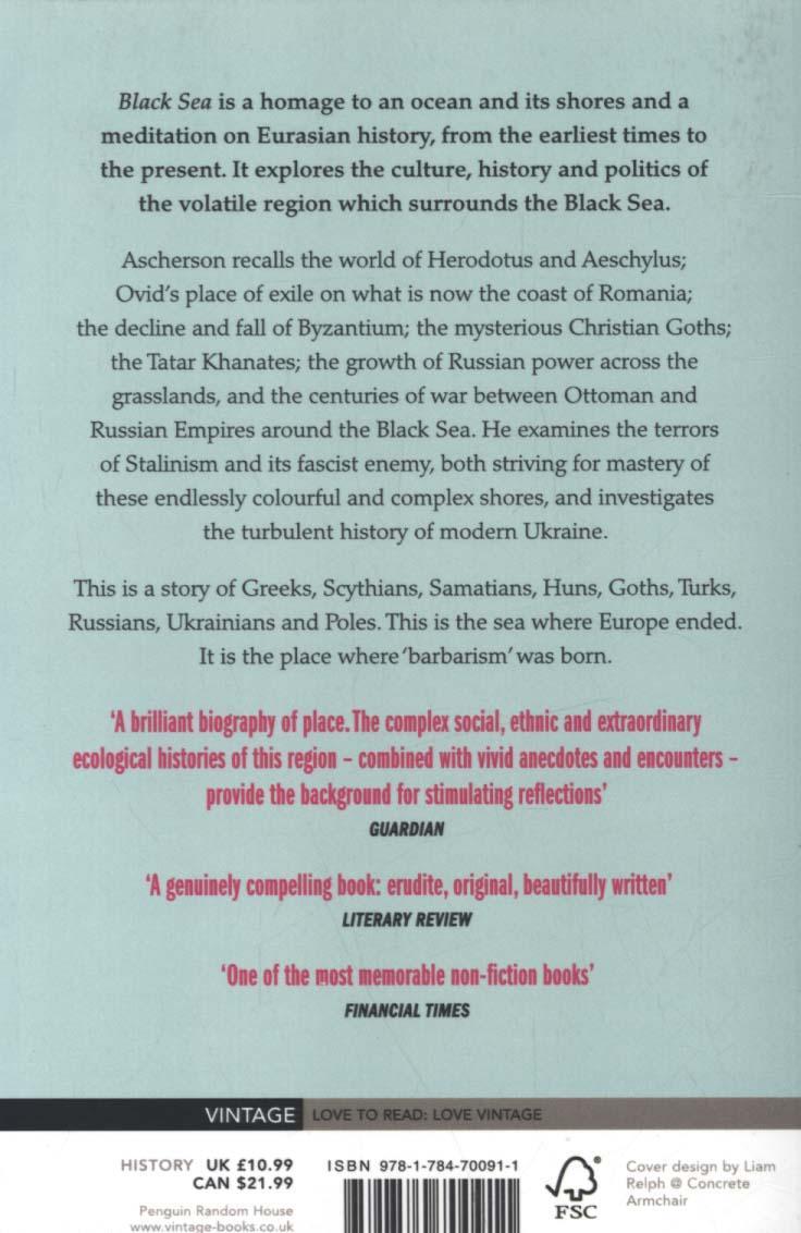 Reisverhaal Black Sea Neal Ascherson 9781784700911 Reisboekwinkel
